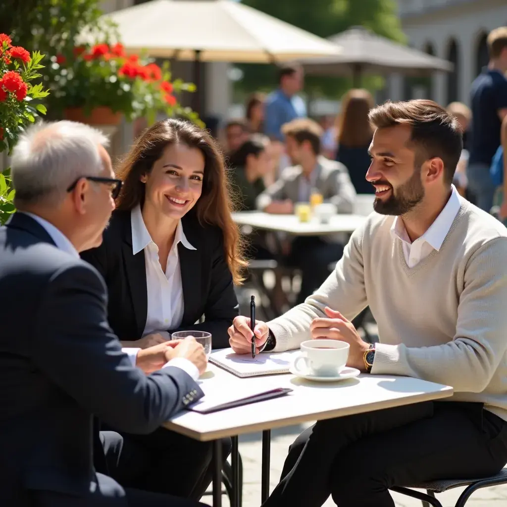 Reuniune de afaceri între specialiști pentru dezvoltarea planurilor strategice